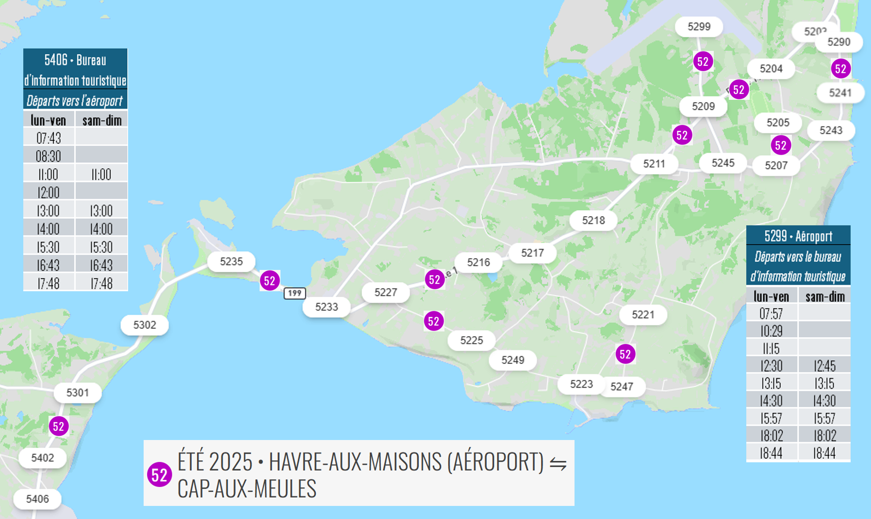 Plan du trajet